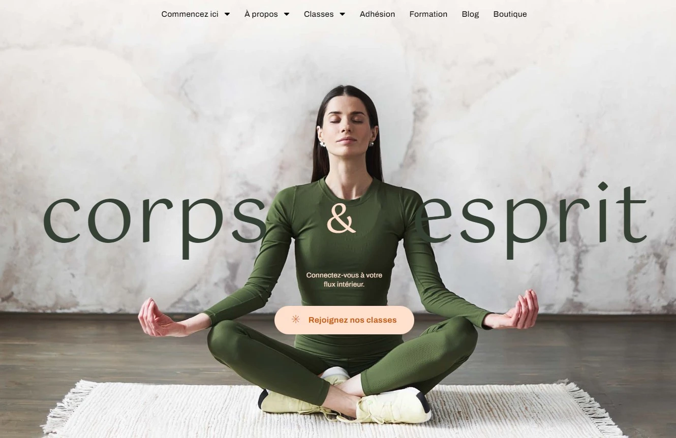 3 modèles de sites web en mieux-être